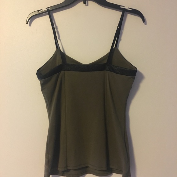 !! SOLD !! Express faux leather trimmed tank - Picture 8 of 8